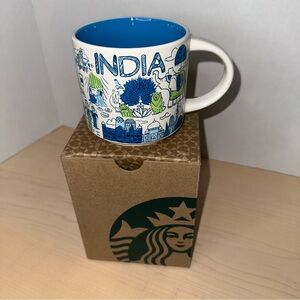 New In Box Starbucks India Mug - 14 oz Cup from "Been There Series"